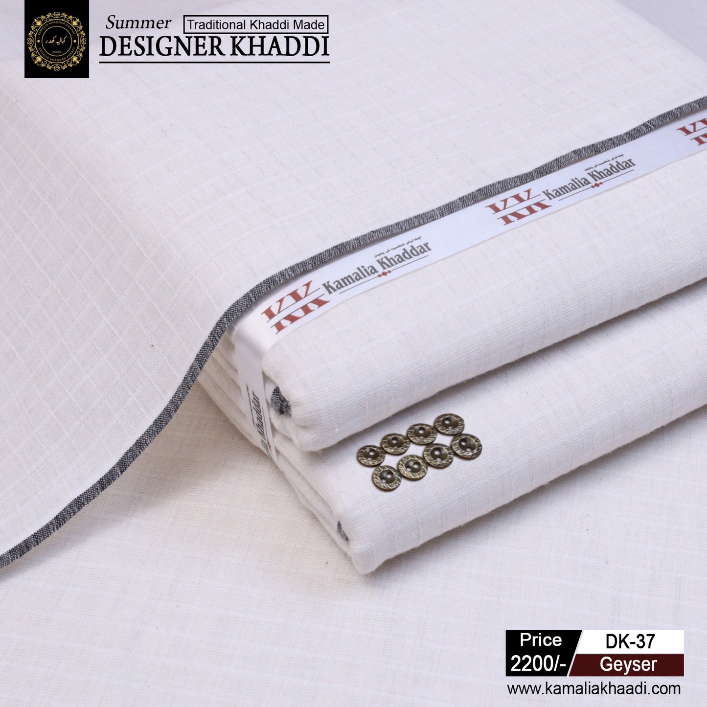 Summer Designer Khaddi - Geyser