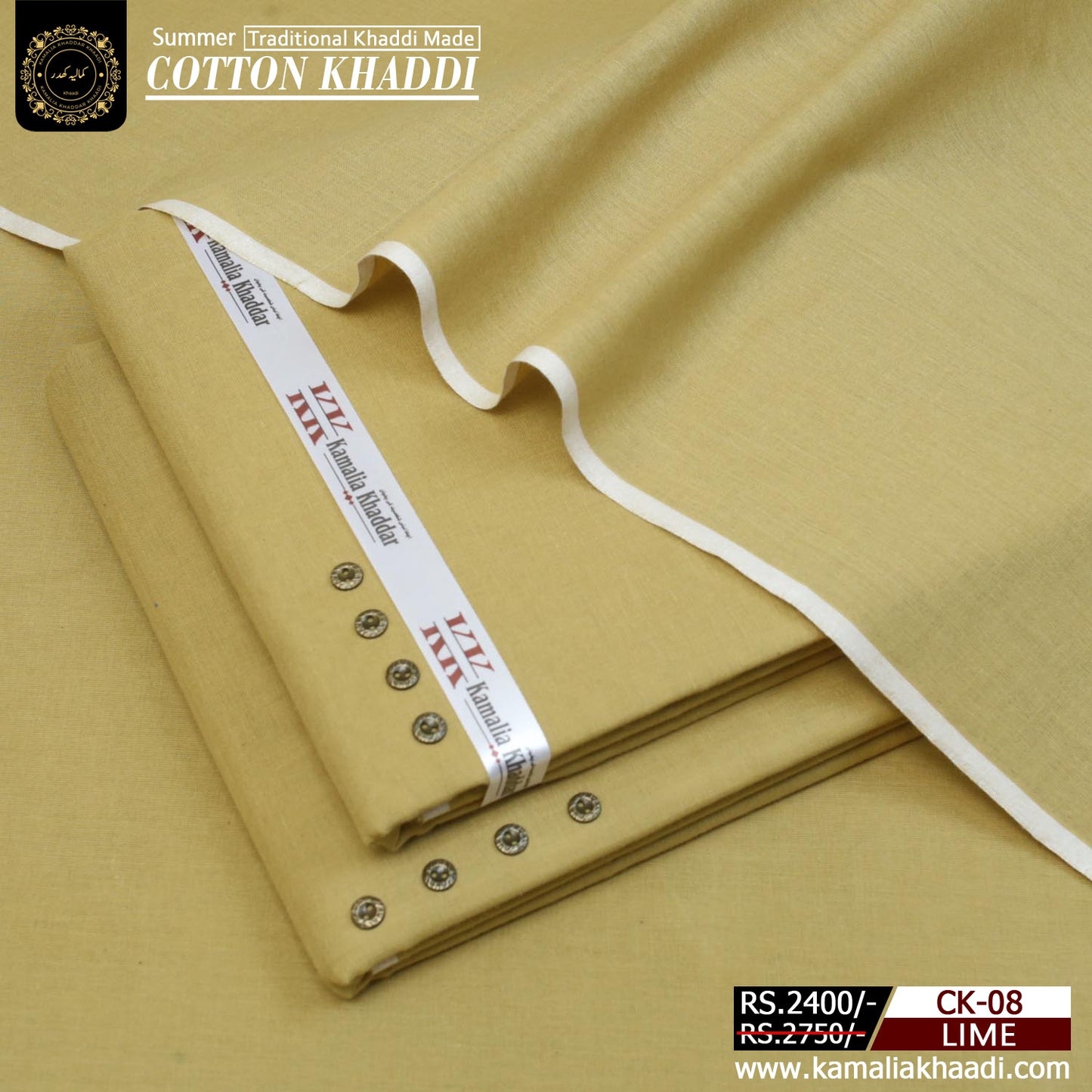 Lime Summer Cotton Khaddar