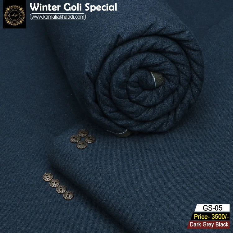 Winter Goli Special - Dark Black Grey