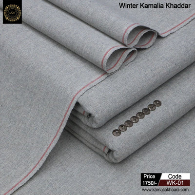 Winter Kamalia Khaddar - Gray