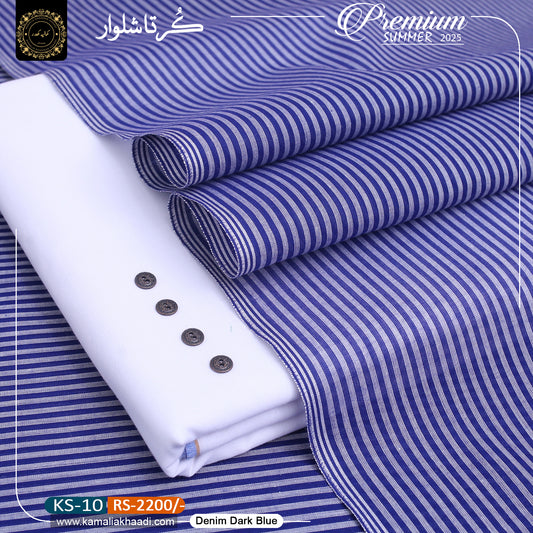 Denim Blue Summer Kurta Shalwar