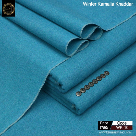 Winter Kamalia Khaddar - Turquoise