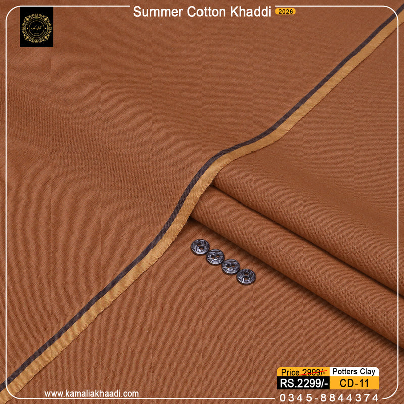 Summer Cotton Khaddi – Potters Clay