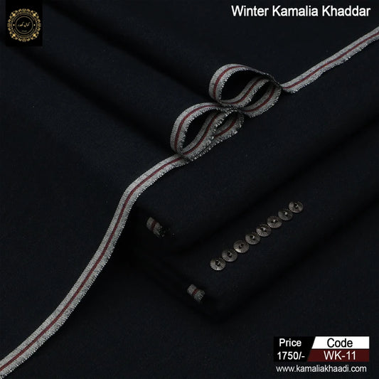 Winter Kamalia Khaddar - Black