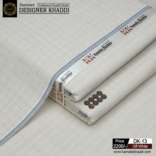 Summer Designer Khaddi - Off White