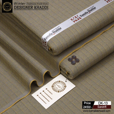 Winter Designer Khaddi - Sandrift