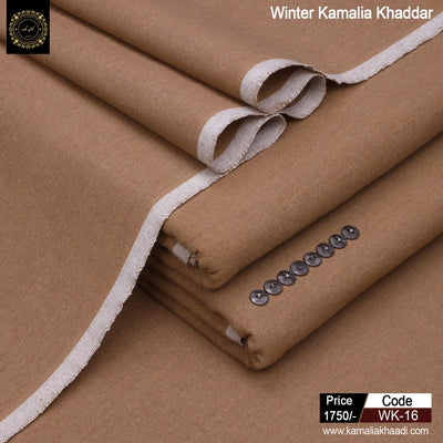 Winter Kamalia Khaddar - Light Brown