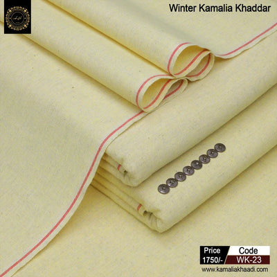 Winter Kamalia Khaddar - Cream