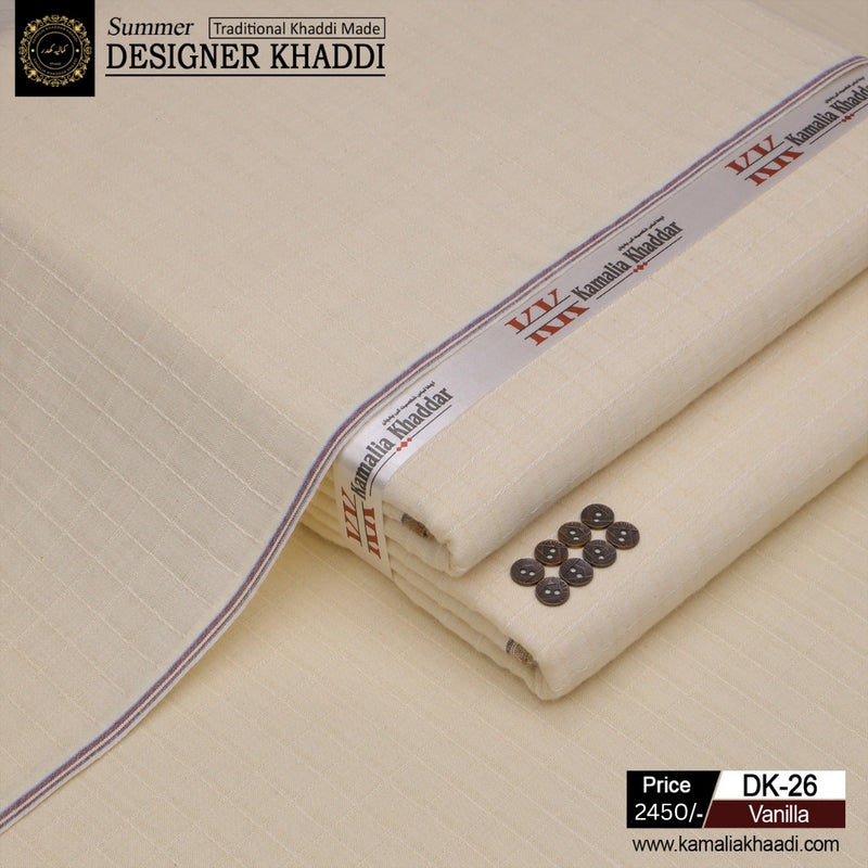 Summer Designer Khaddi - Vanilla dk26