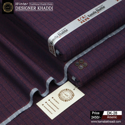 Winter Designer Khaddi - Arsenic