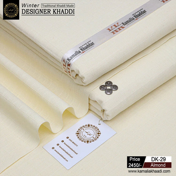 Winter Designer Khaddi - Almond