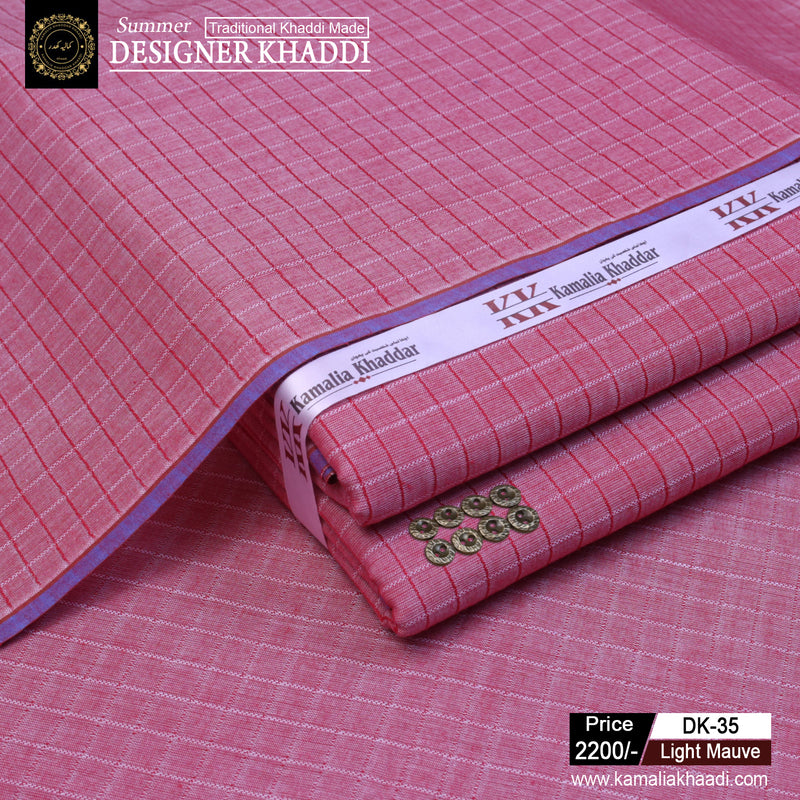 Summer Designer Khaddi - Mauve