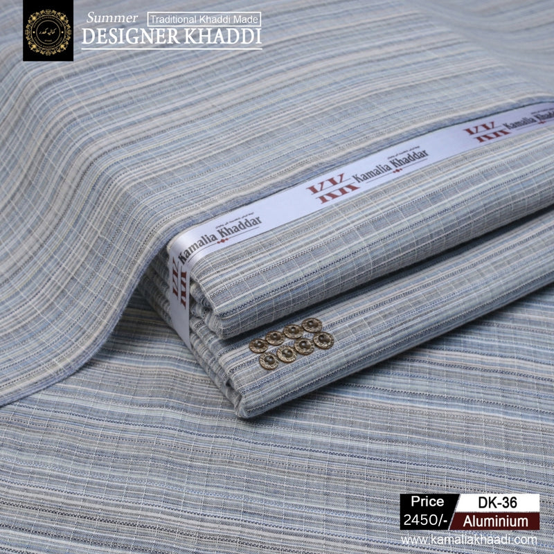 Summer Designer Khaddi - Aluminium dk36