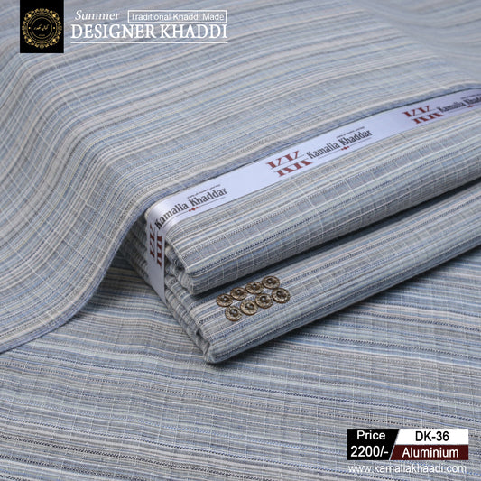 Summer Designer Khaddi - Aluminium