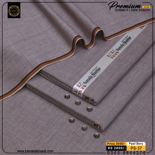 Premium Summer Lawn Khaddi - Pearl Berry