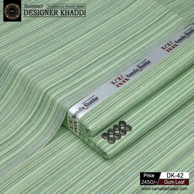 Summer Designer Khaddi - Gum Leaf dk42