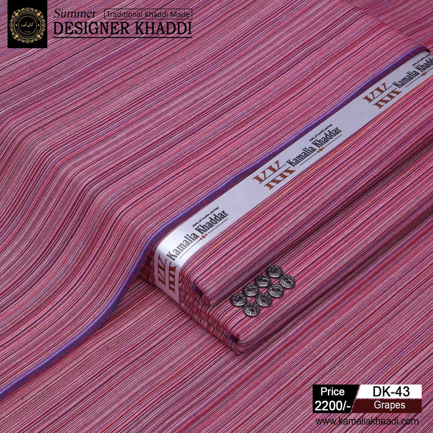 Summer Designer Khaddi - Grapes