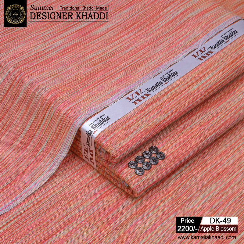 Summer Designer Khaddi - Apple Blossom dk49