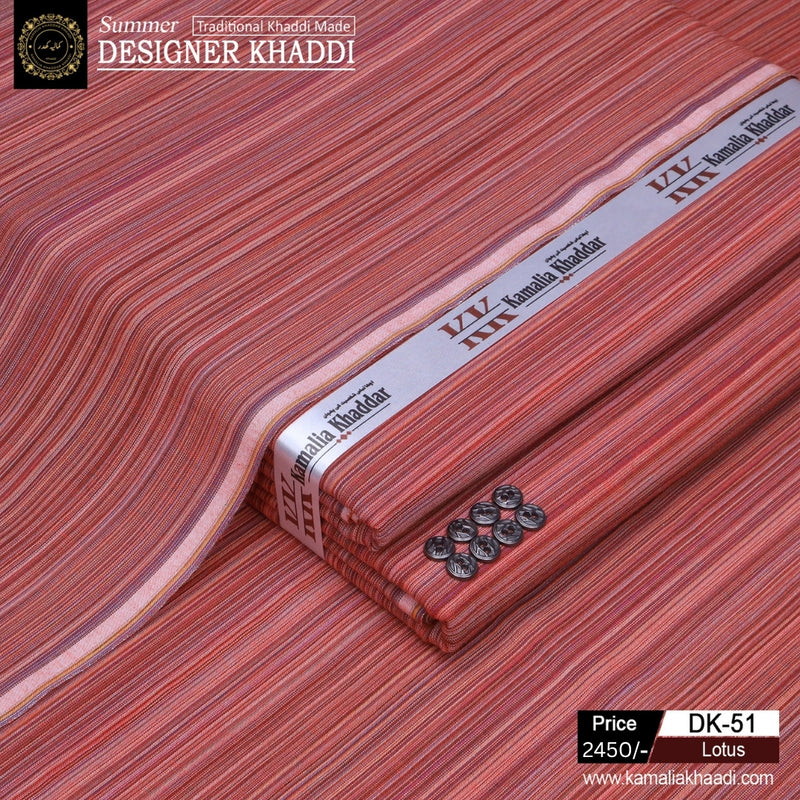 Summer Designer Khaddi - Lotus dk51