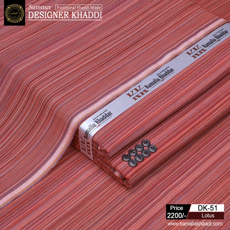 Summer Designer Khaddi - Lotus dk51