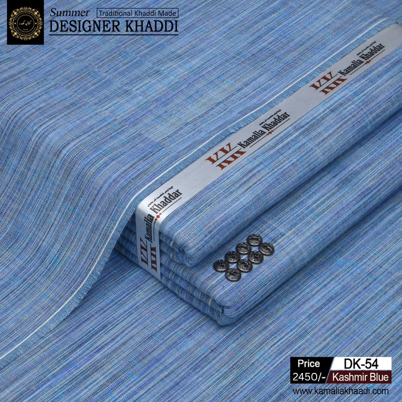 Summer Designer Khaddi - Kashmir Blue dk54