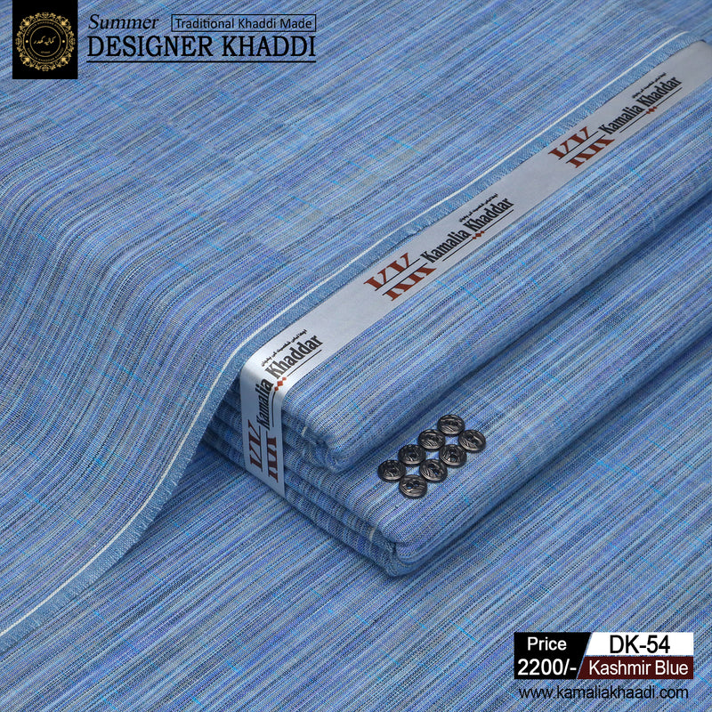 Summer Designer Khaddi - Kashmir Blue dk54
