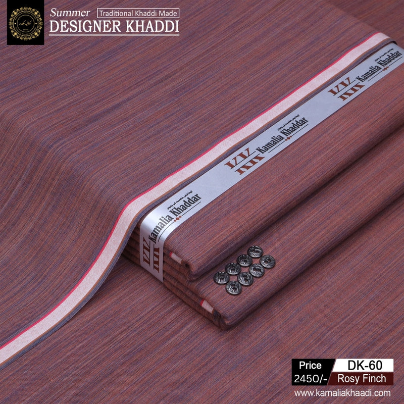 Summer Designer Khaddi - Rosy Finch dk60