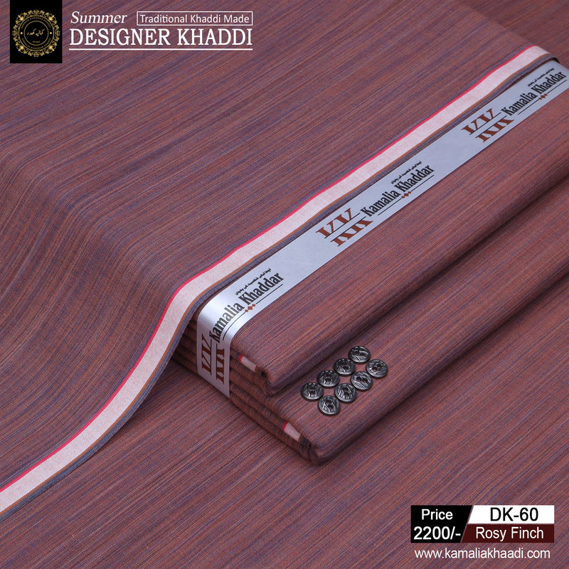 Summer Designer Khaddi - Rosy Finch dk60