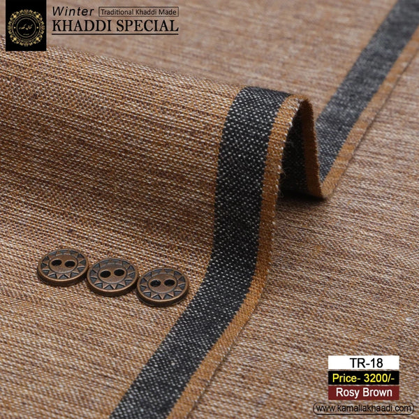 Winter Khaddi Special - Rosy Brown