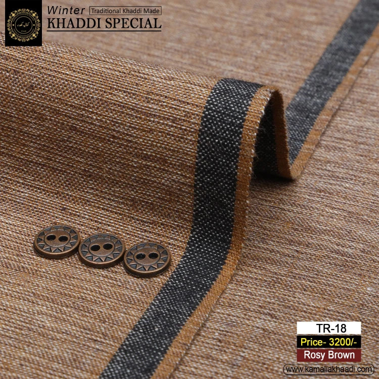 Winter Khaddi Special - Rosy Brown