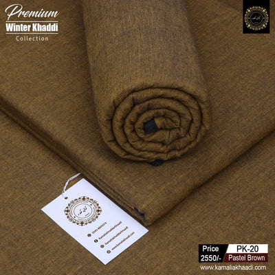 Premium Winter Khaddi - Pastel Brown