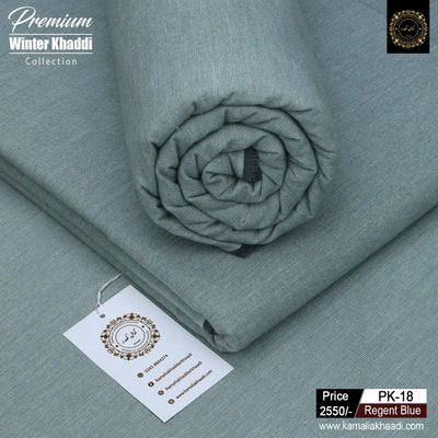 Premium Winter Khaddi - Regent Blue